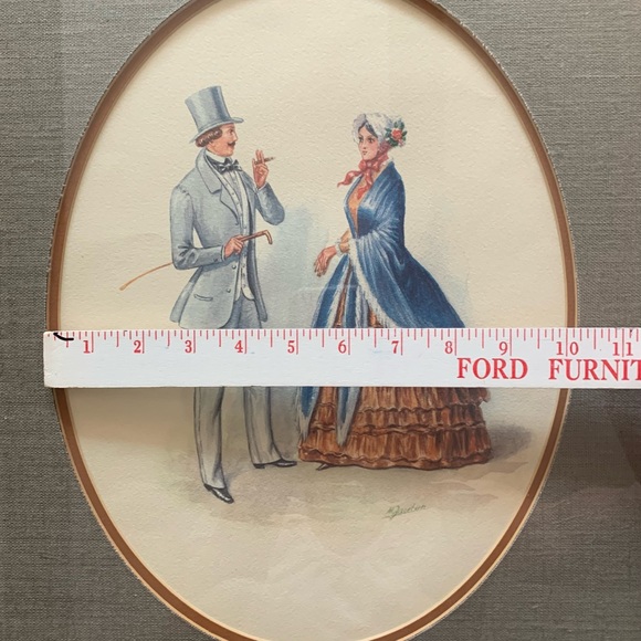 M. Jacobson Victorian Print Circa 1890 Framed & Matted - Picture 9 of 13